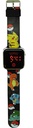 RELOJ LED POKEMON negro