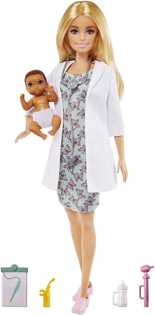 BARBIE DOCTORA C/BEBE