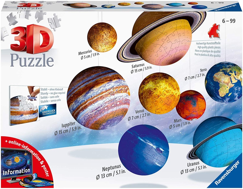 PUZ.3D EL SISTEMA PLANETARIO