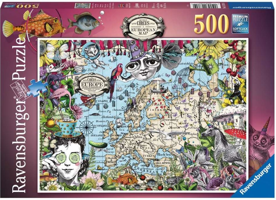 PUZ. 500 MAPA EUROPEO,CIRCO P.