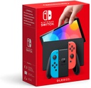SWITCH OLED AZUL Y ROJO NEON