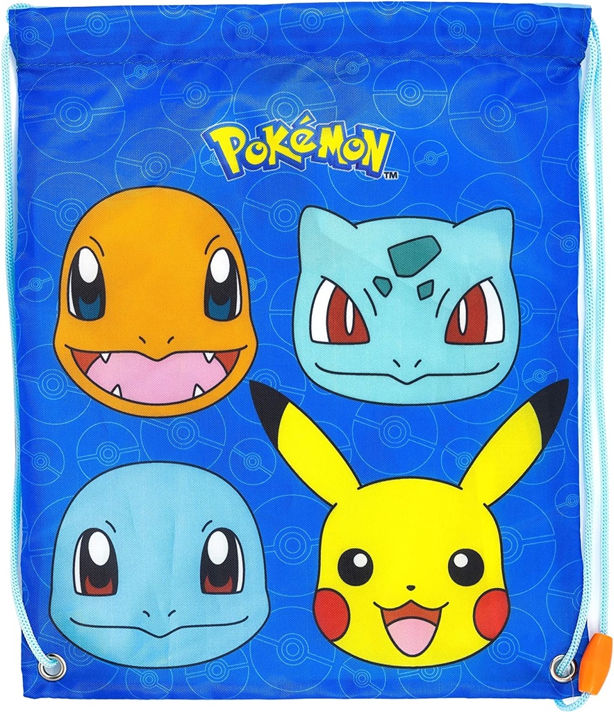 BOLSA MERIENDA POKEMON FACES