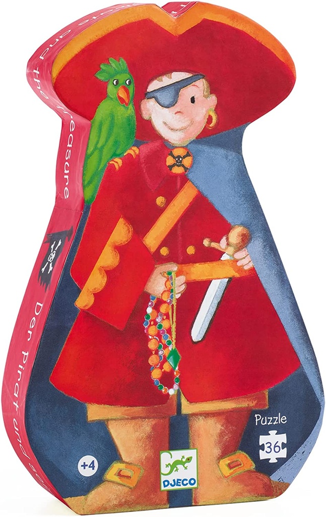 PUZZLE SILUETA EL PIRATA 36 PZAS