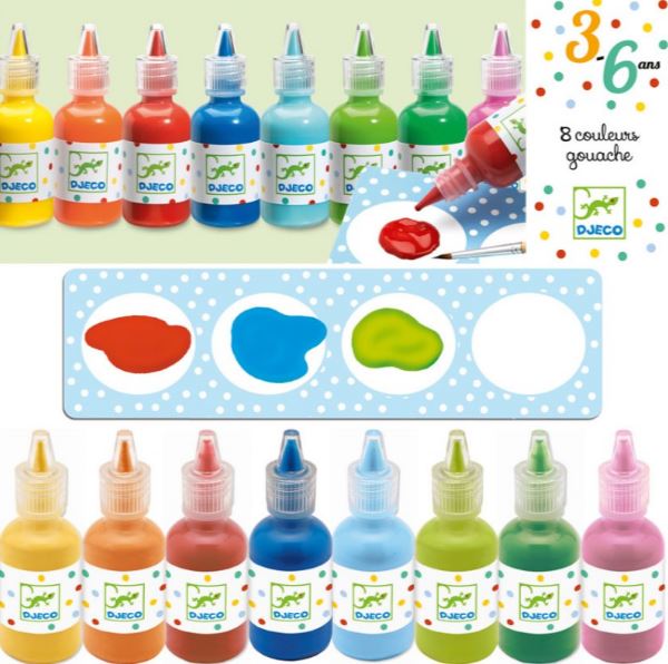 COLORES PARA PEQUE 8 BOTES