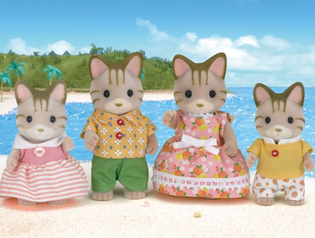 FAMILIA GATOS RAYAS SYLVANIAN