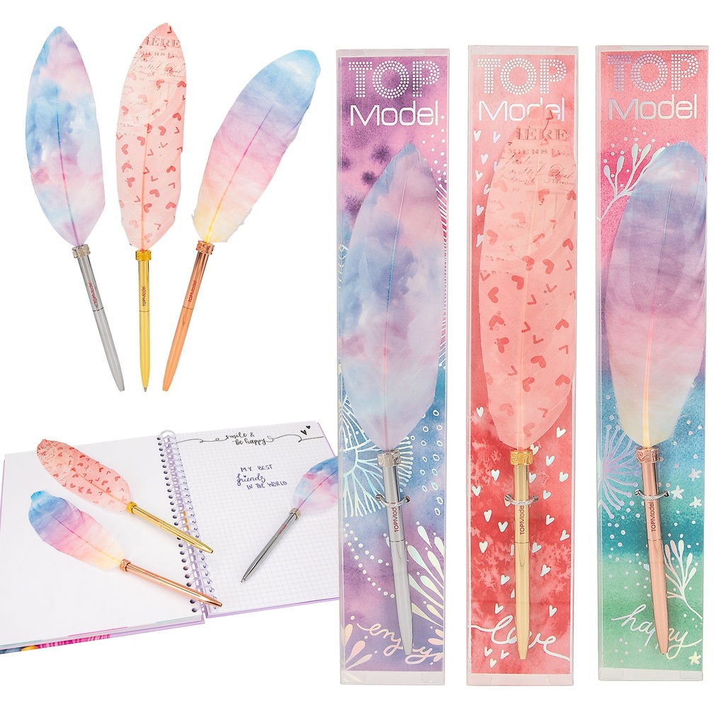 BOLIGRAFO C/PLUMA TOP MODEL