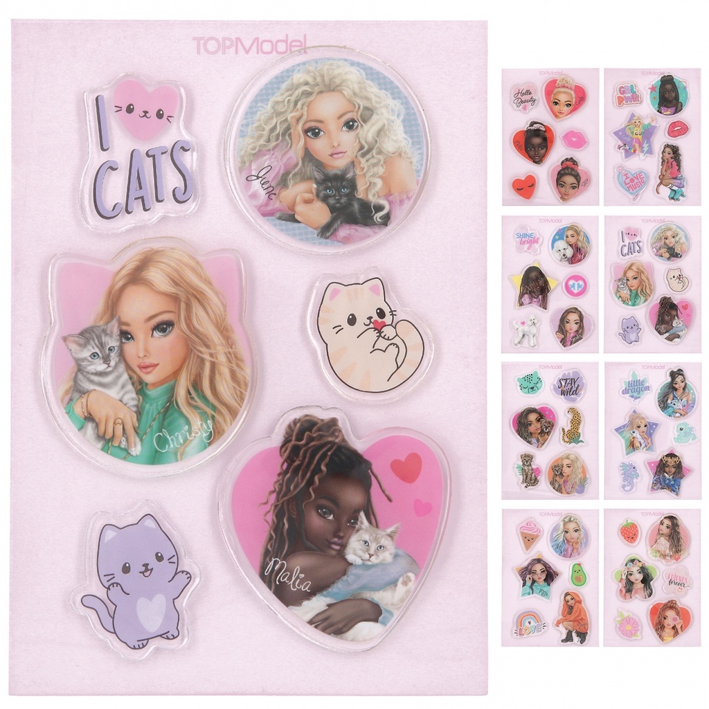 PEGATINAS GEL TOP MODEL