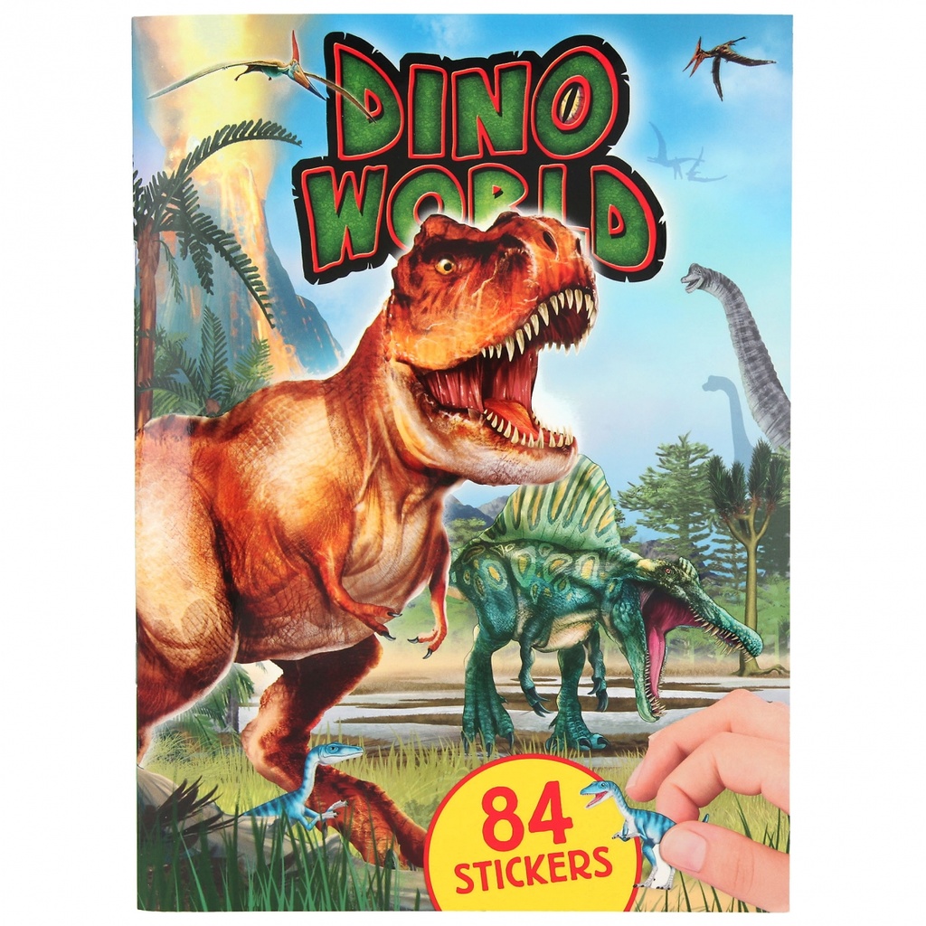 PEGATINAS C/RELIEVE DINO WORLD