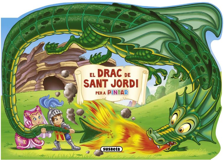 EL DRAC DE SANT JORDI PER PINTAR
