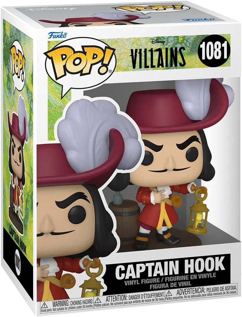 VILLANOS DISNEY-POP CAPITAN HOOK