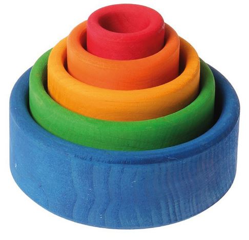 CUBOS APILABLES ARCOIRIS AZUL