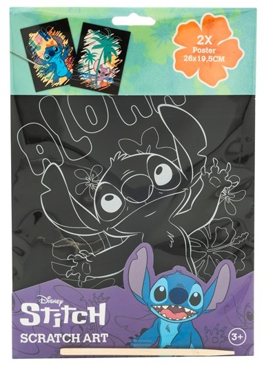 POSTER RASCA Y DESCUBRE STITCH