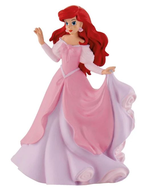 FIGURITA ARIEL VESTIDO ROSA