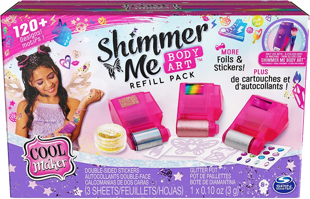 SHIMMER ME BODY ART RECAMBIO