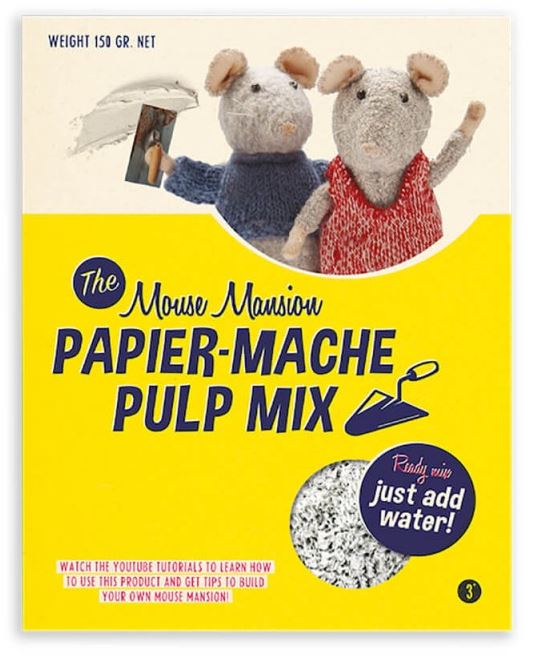 CASA RATONES-PAPEL MACHE