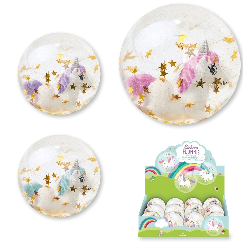 PELOTA GOMA UNICORNIO