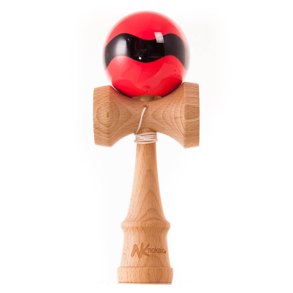 KENDAMA ZIG ZAG ROJO/NEGRO