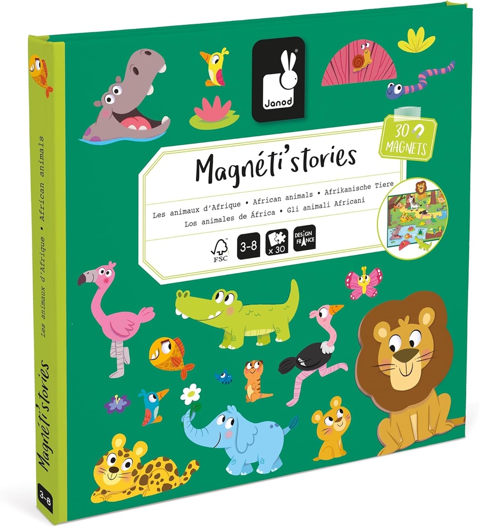 MAGNETI´STORIES ANIMALES ÁFRICA