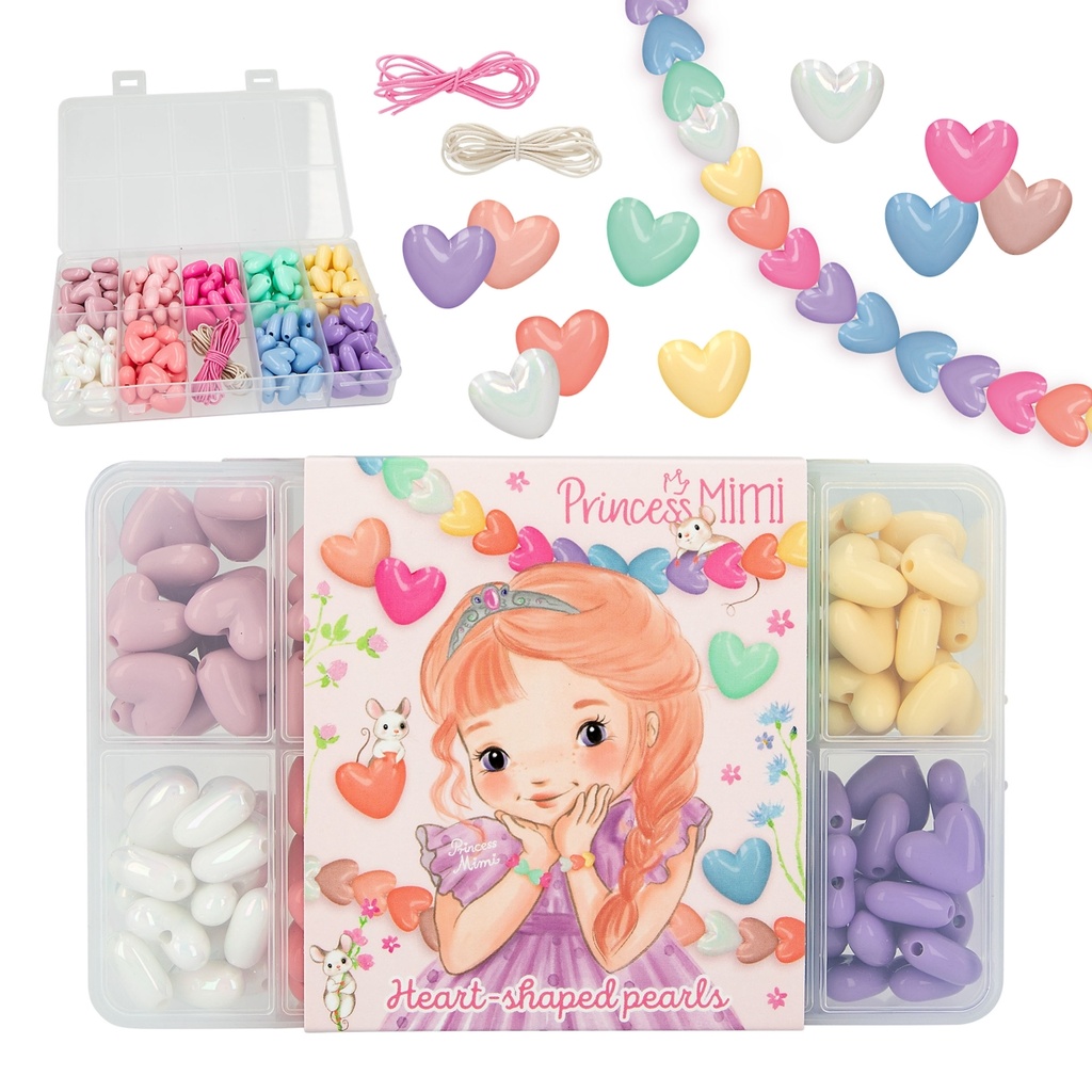 CUENTAS CORAZON DIY PRINCESS MIMI