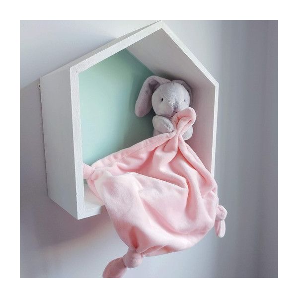 CONEJITO SONAJERO DOUDOU ROSA