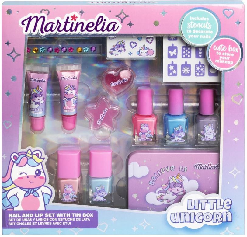 SET DE LABIOS Y UÑAS LITTLE UNICORN