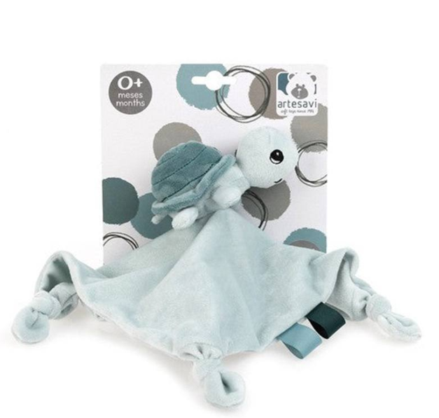 DOUDOU TORTUGA SONAJERO VERDE