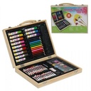 ESTUCHE PINTURAS MADERA 68PC