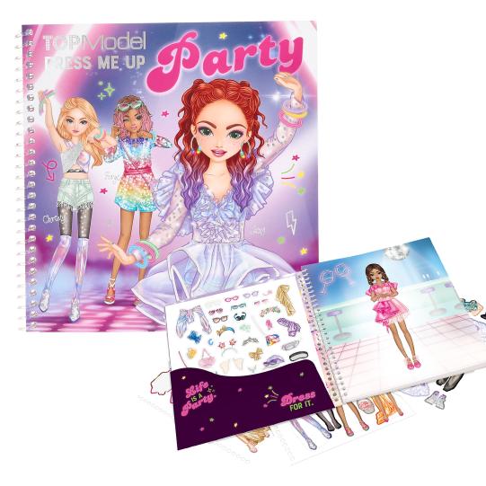 CUADERNO DRESS ME UP PARTY TOP MODEL