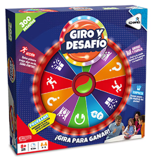 JUEGO GIRA Y DESAFIO