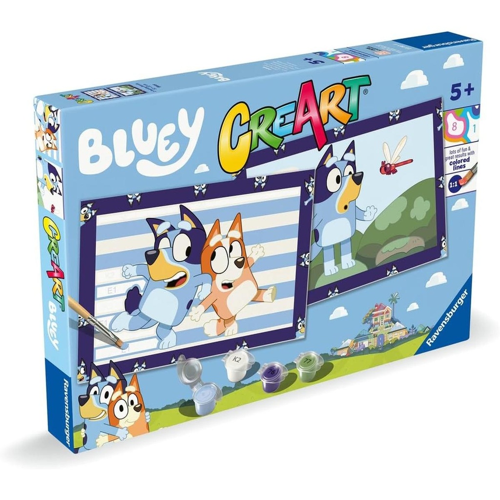 CREART JR. 2 x BLUEY