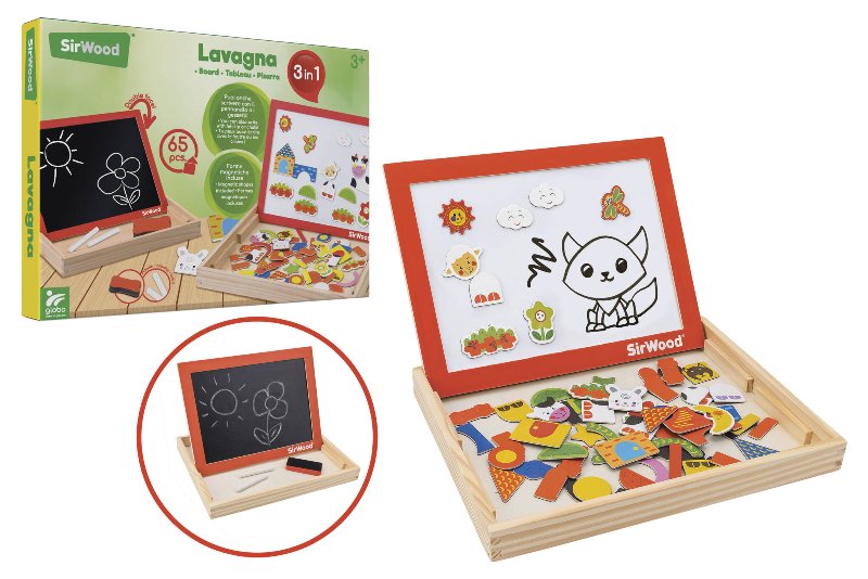 PIZARRA MAGNETICA MADERA