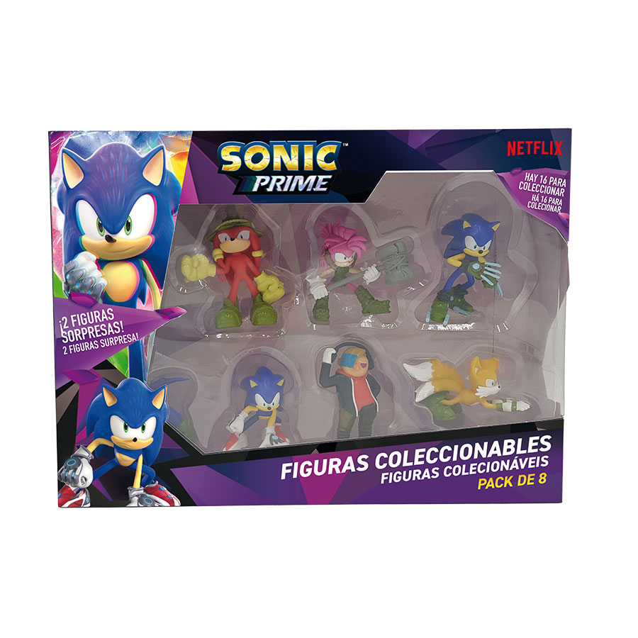 SONIC FIGURA SURT.(PACK 8)