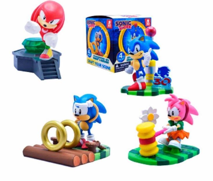 SONIC FIG.8 CM. C/DIORAMA