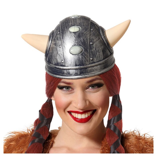 CASCO VIKINGO CUERNOS
