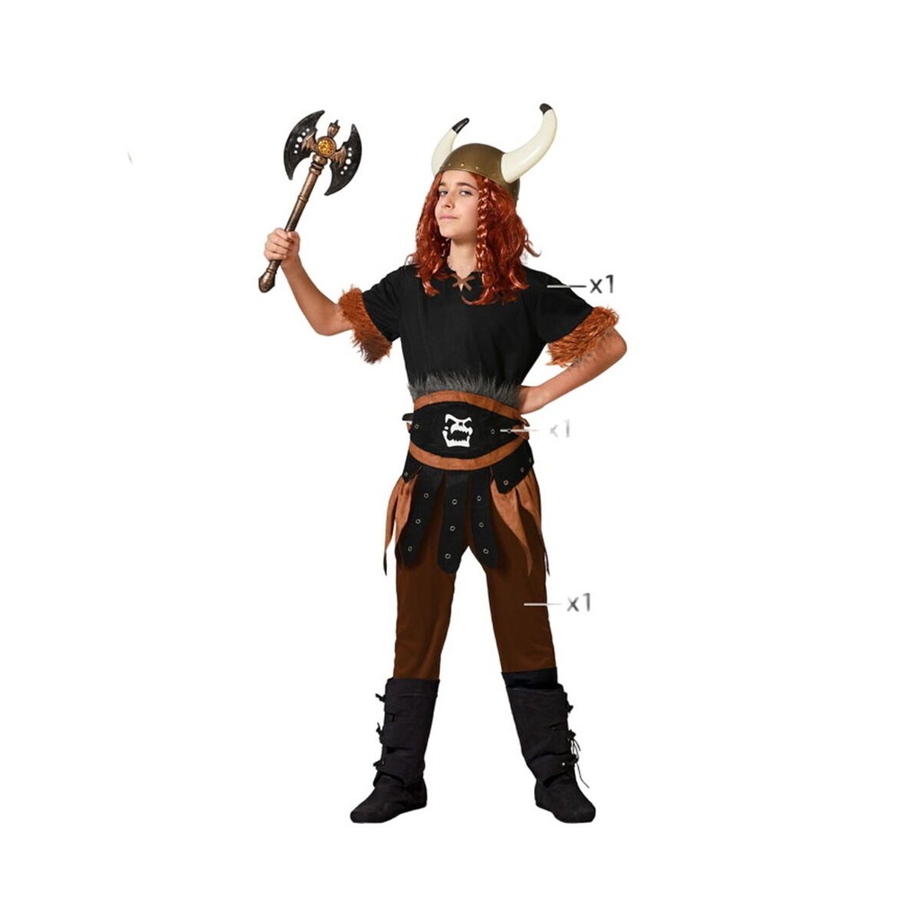 DISFRAZ VIKINGO T.10-12