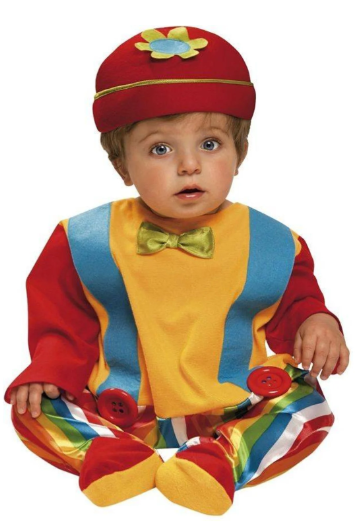DISFRAZ BEBE PAYASO 12-24 M.