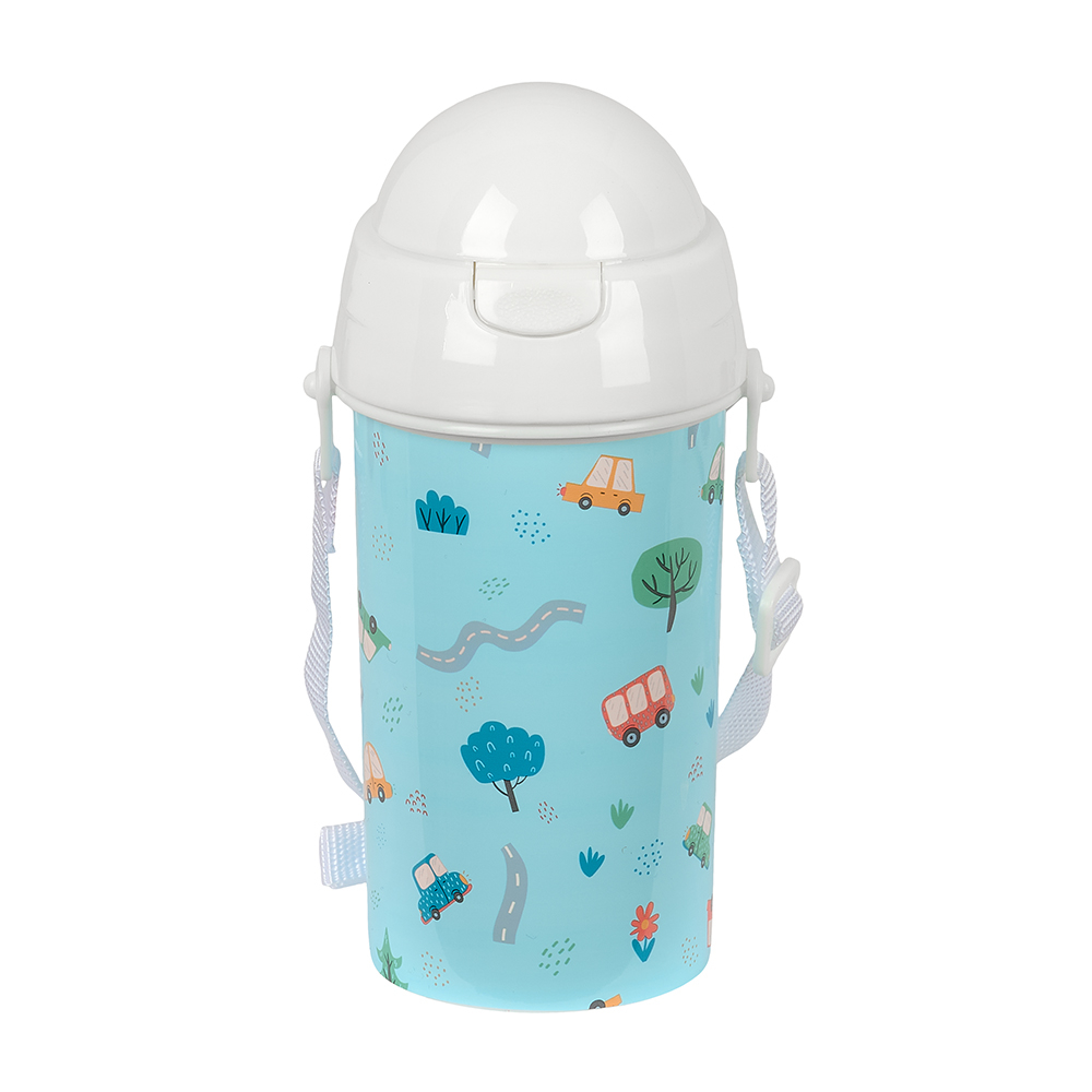 BOTELLA 500 ML.C/PAJITA COCHES