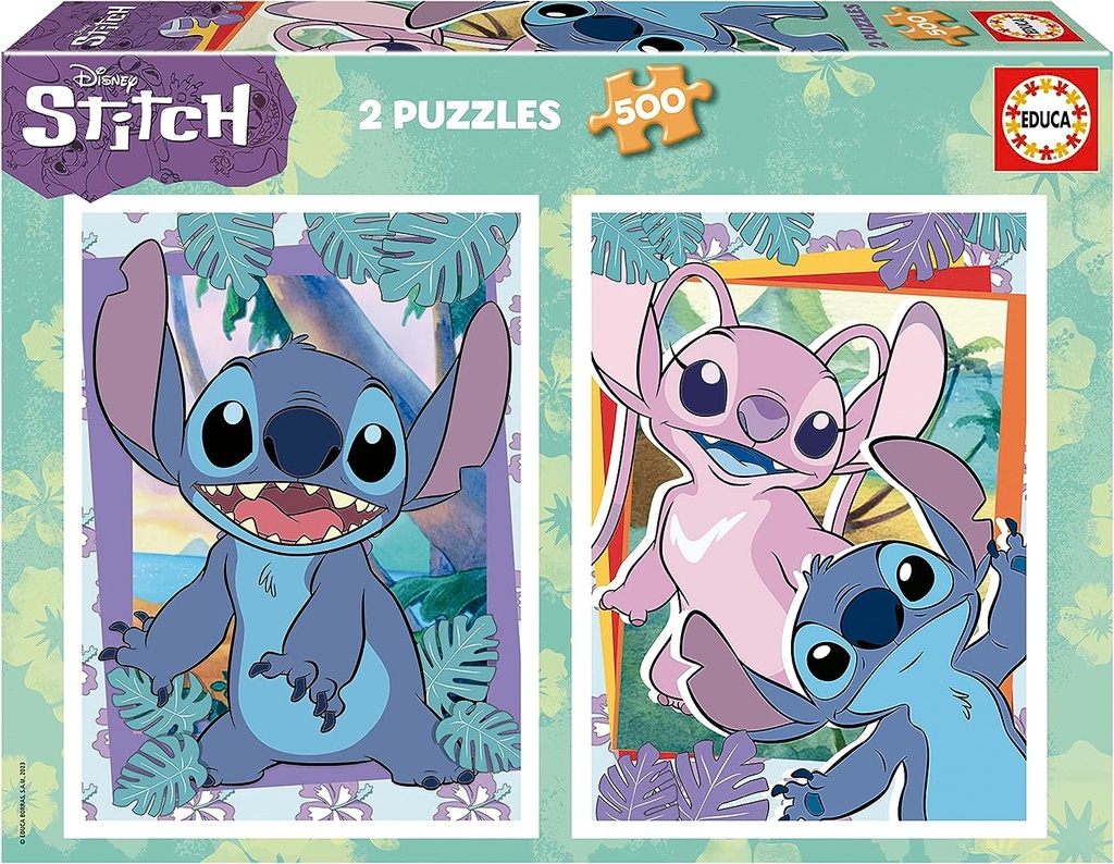 PUZ.2x500 STITCH DISNEY