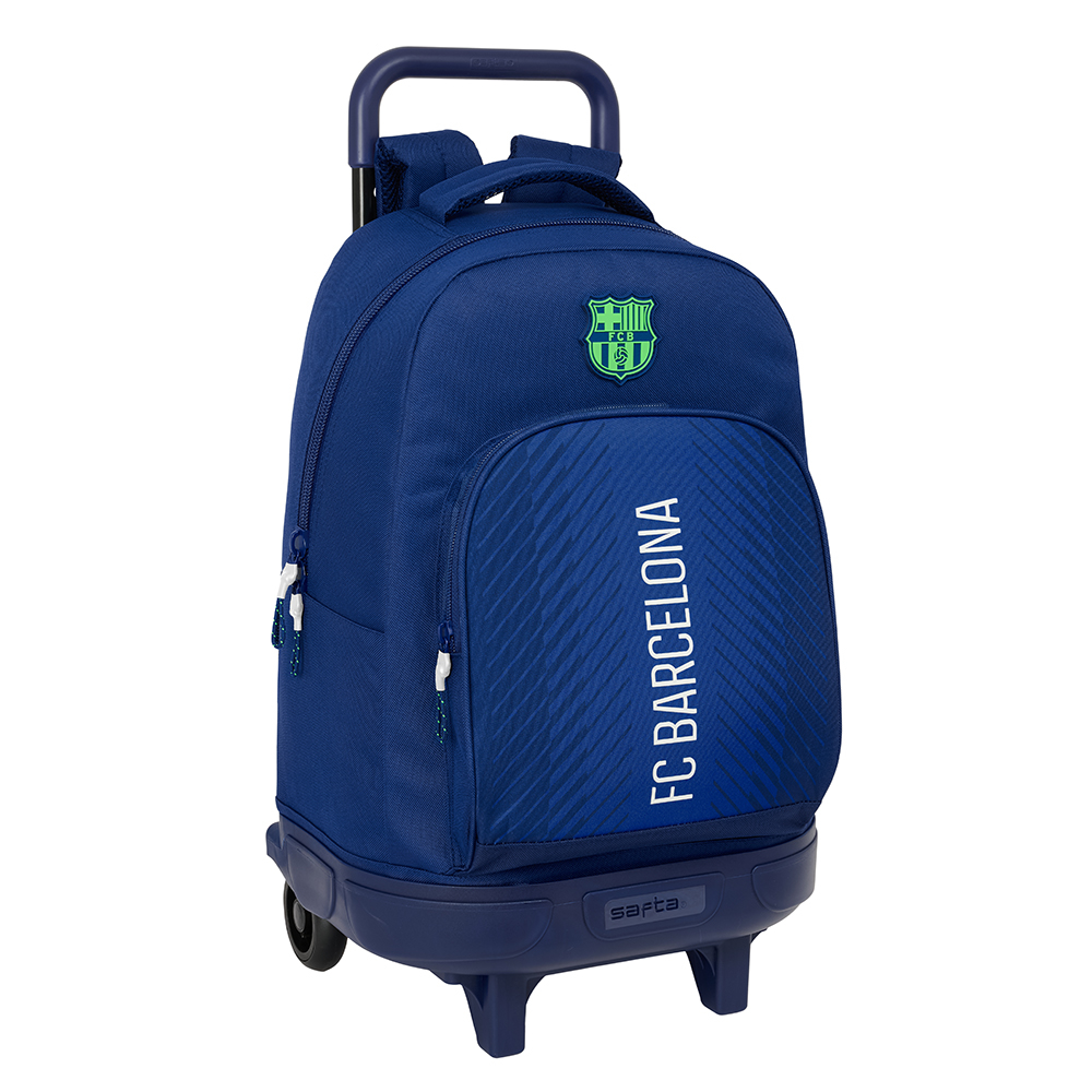 MOCHILA RUEDAS F.C.B.NAVY BLUE