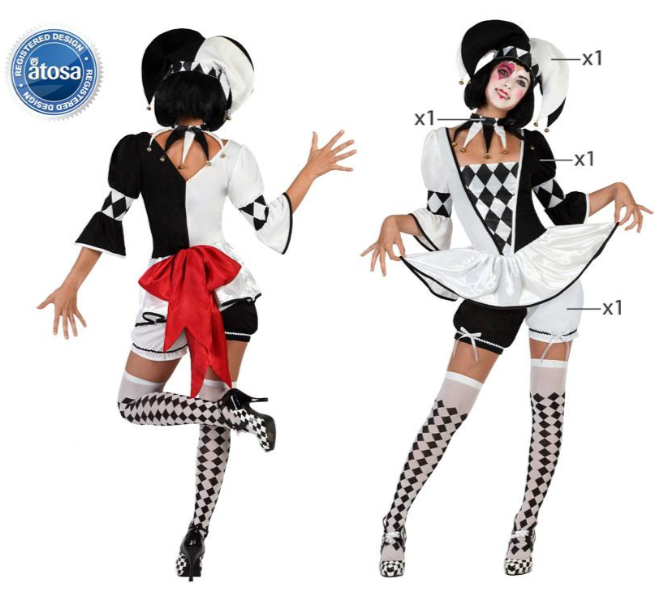 DISFRAZ ARLEQUIN T.XL