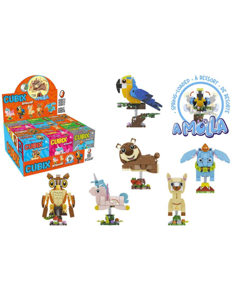 CUBIX ANIMALES DIVERTIDOS 12 P.