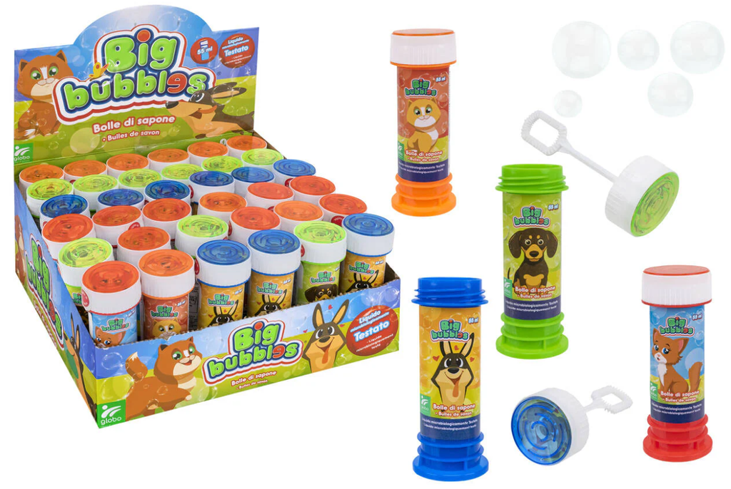 BURBUJAS JABON ANIMALES SURT.