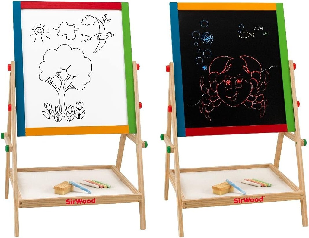 PIZARRA MADERA DE PIE 165 CM.