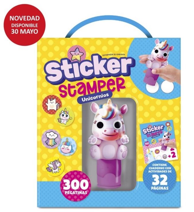STICKER STAMPER-UNICORNIOS