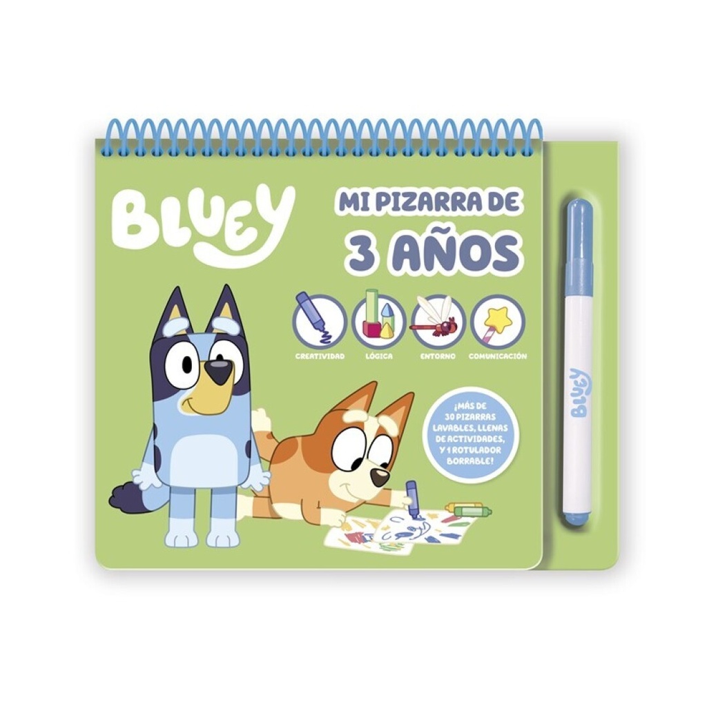 BLUEY MI PIZARRA DE 3 AÑOS
