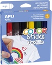 TEMPERA TEXTIL 6 COLORES