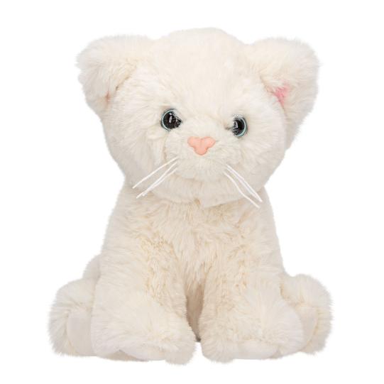 PELUCHE GATO BLANCO 16 CM.