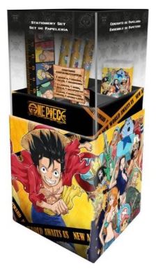 LAPICERO CON PAPELERIA ONE PIECE