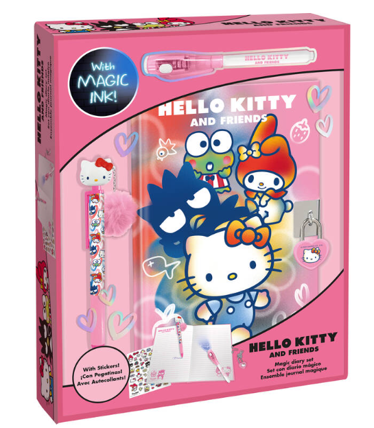 DIARIO MAGICO+BOLI HELLO KITTY