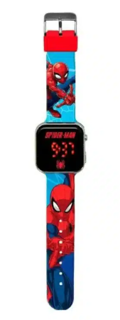 RELOJ LED SPIDERMAN
